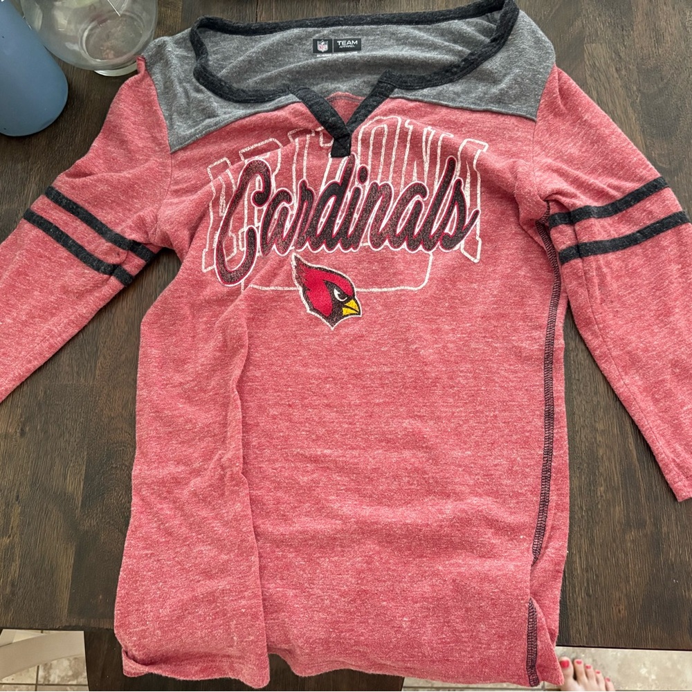 Arizona Cardinals 3/4 length sleeve women’s